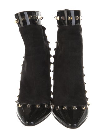 Valentino Rockstud Accents Patent Leather Pumps