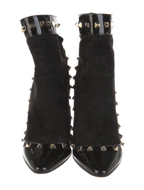 Valentino Rockstud Accents Patent Leather Pumps