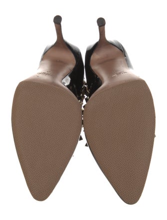 Valentino Rockstud Accents Patent Leather Pumps