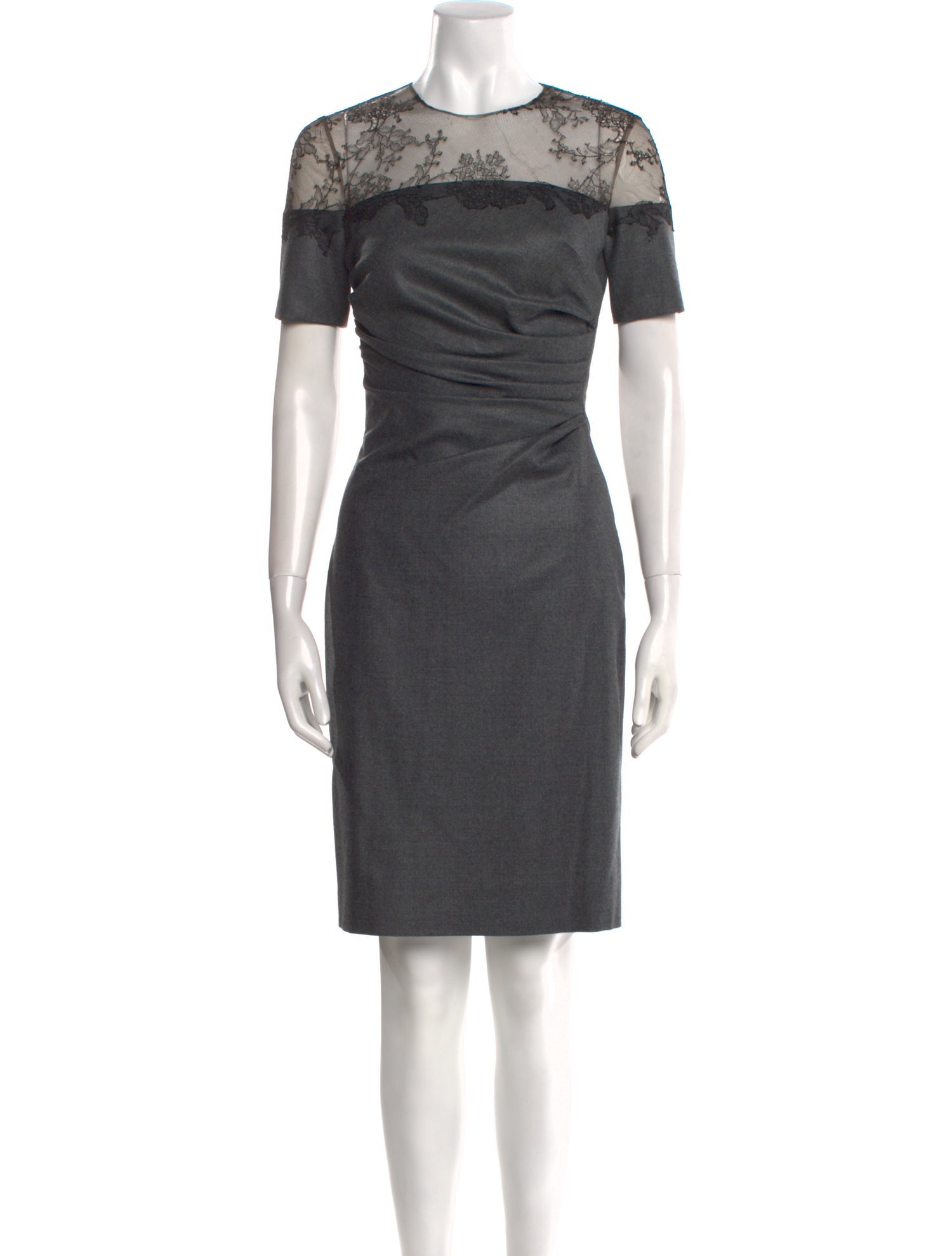 Valentino Wool Knee-Length Dress