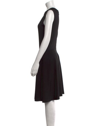 Valentino Crew Neck Knee-Length Dress