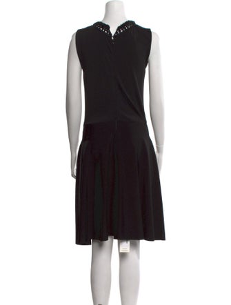 Valentino Crew Neck Knee-Length Dress