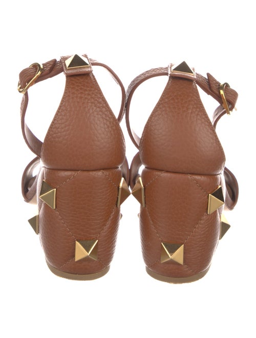 Valentino Rockstud Accents Leather Sandals