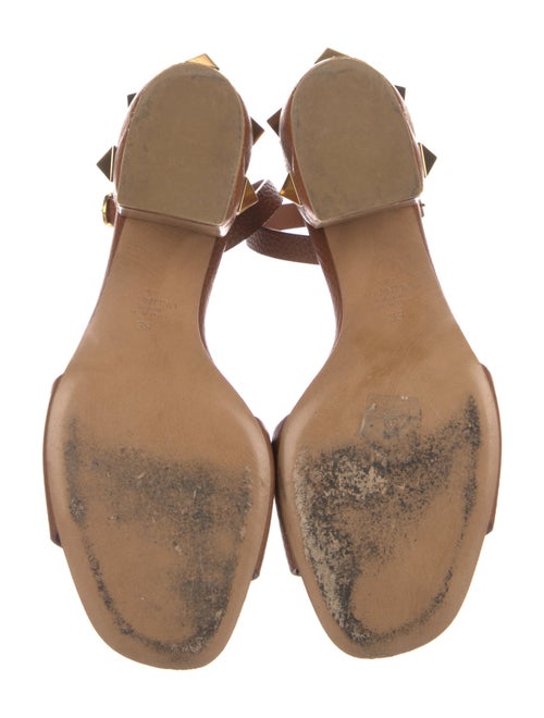 Valentino Rockstud Accents Leather Sandals