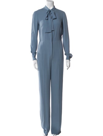 Valentino Tie Neck Jumpsuit