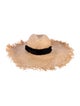Valentino Straw Sun Hat w/Lace Detail