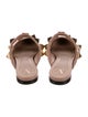 Valentino Rockstud Accents Leather Mules