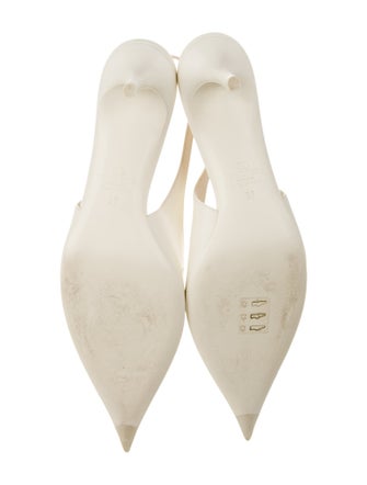 Valentino Rockstud Accents Leather Slingback Pumps