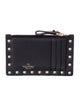 Valentino Rockstud Accents Leather Wallet