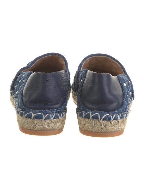 Valentino Rockstud Accents Denim Espadrilles
