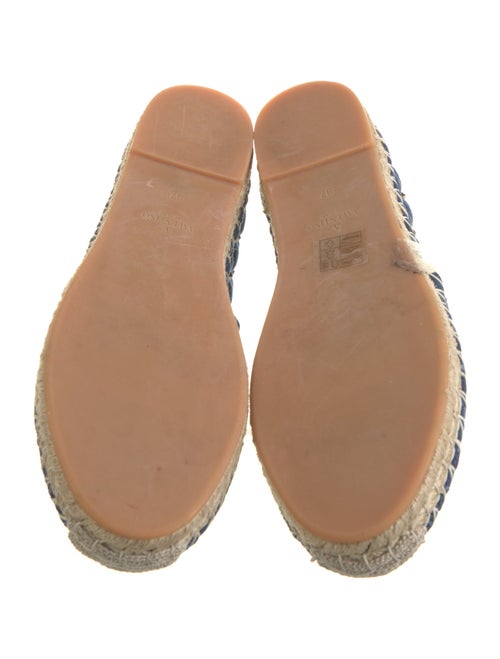 Valentino Rockstud Accents Denim Espadrilles