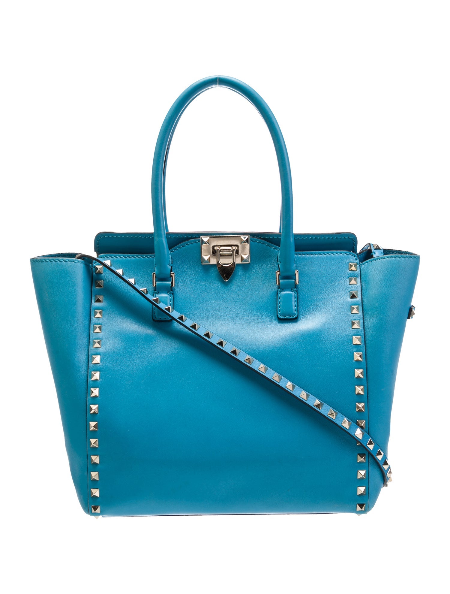Valentino Rockstud Top Handle Bag