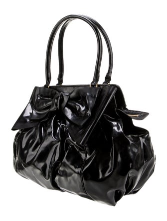 Valentino Patent Leather Shoulder Bag