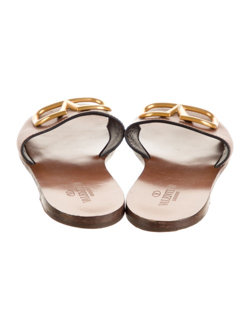 Valentino Leather Slides