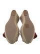 Valentino Patent Leather Bow Accents Espadrilles