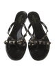 Valentino Rubber Bow Accents Slides
