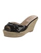 Valentino Patent Leather Espadrilles