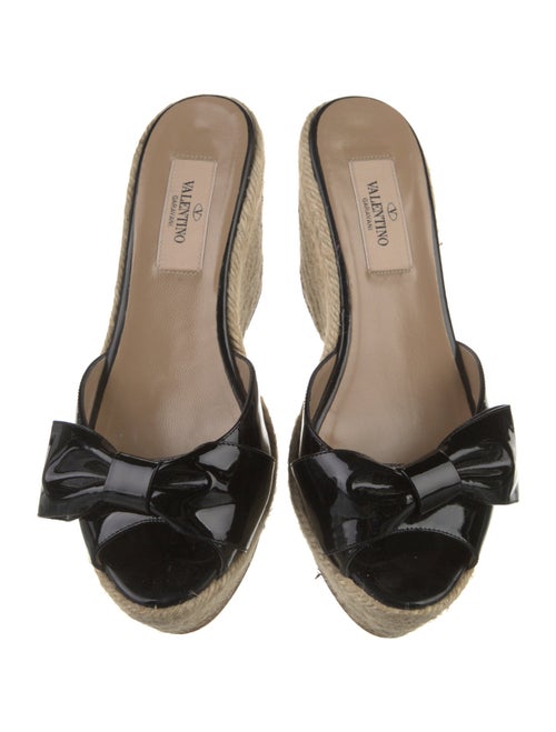 Valentino Patent Leather Espadrilles