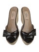 Valentino Patent Leather Espadrilles