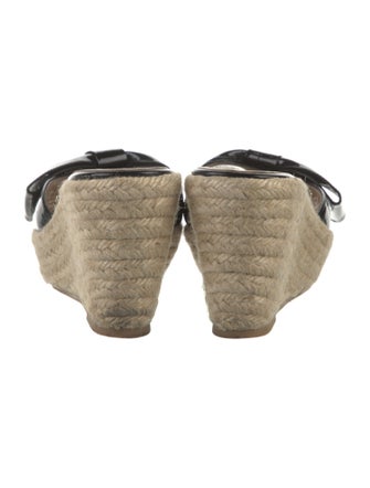 Valentino Patent Leather Espadrilles