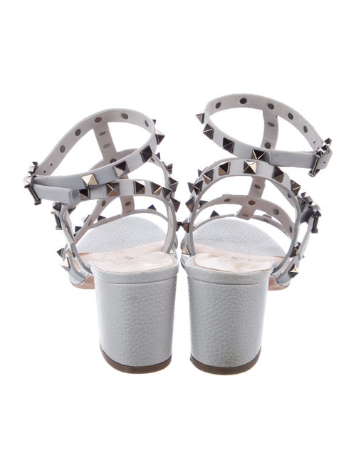 Valentino Rockstud Accents Leather Gladiator Sandals