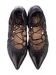 Valentino Rockstud Accents Leather Ballet Flats