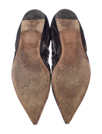 Valentino Rockstud Accents Leather Ballet Flats