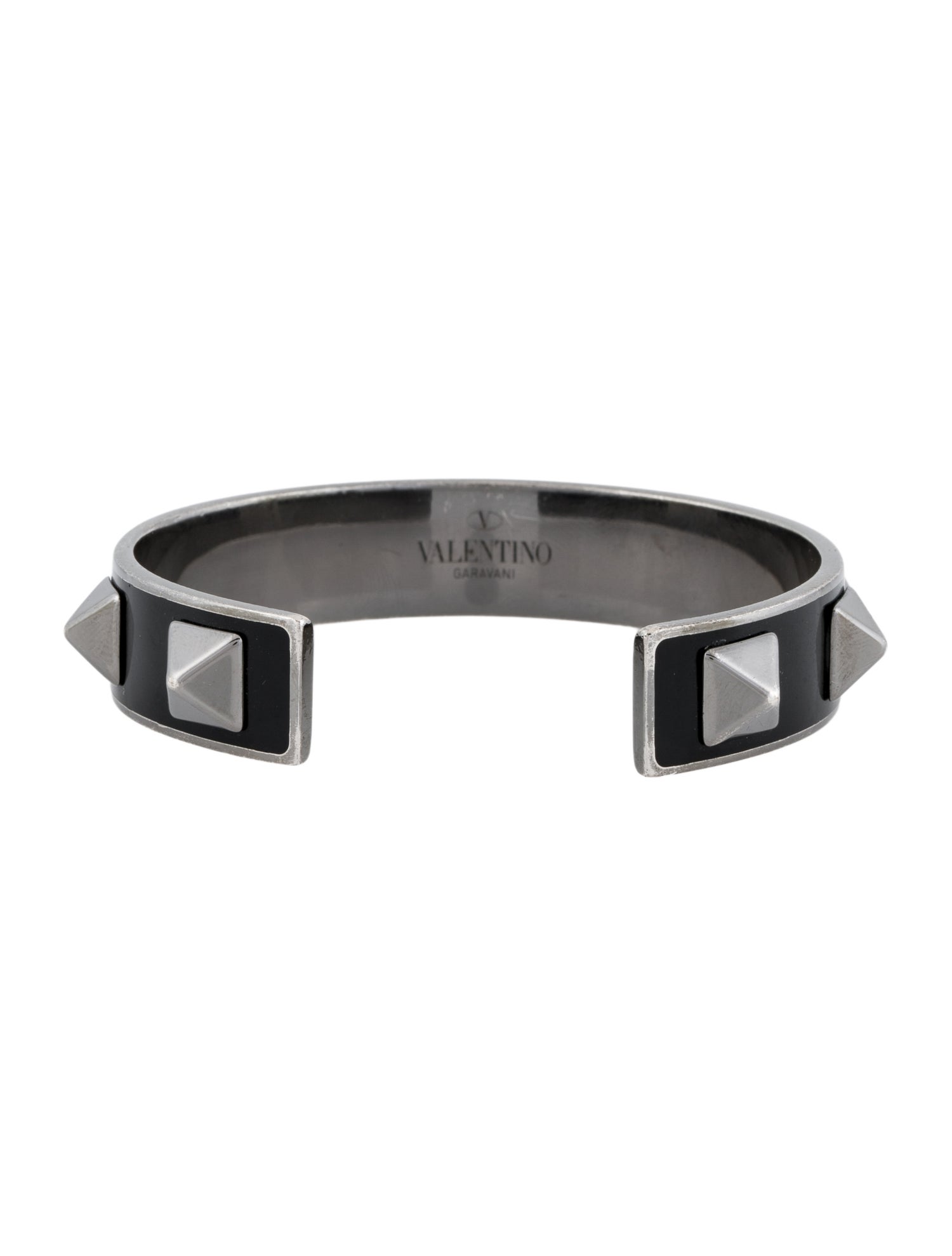 Valentino Enamel Rockstud Cuff Bracelet