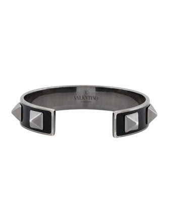 Valentino Enamel Rockstud Cuff Bracelet