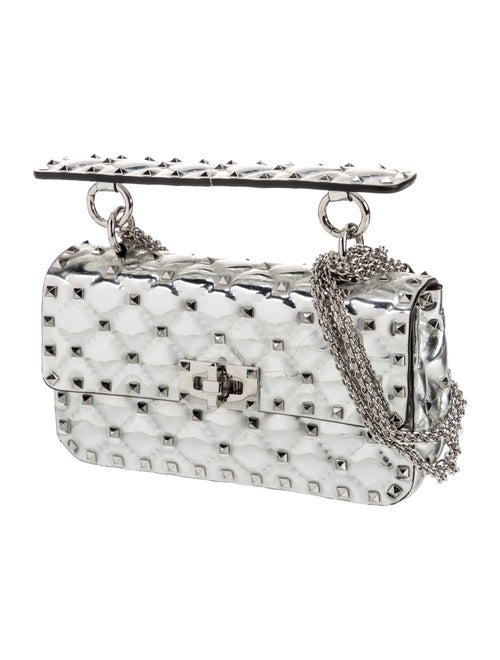 Valentino Rockstud Spike Top Handle Bag