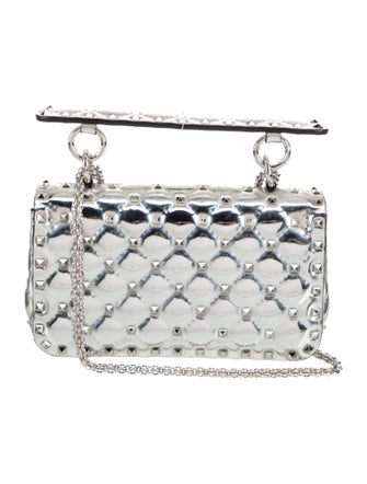 Valentino Rockstud Spike Top Handle Bag