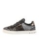 Valentino Rockstud Accents Ponyhair Sneakers