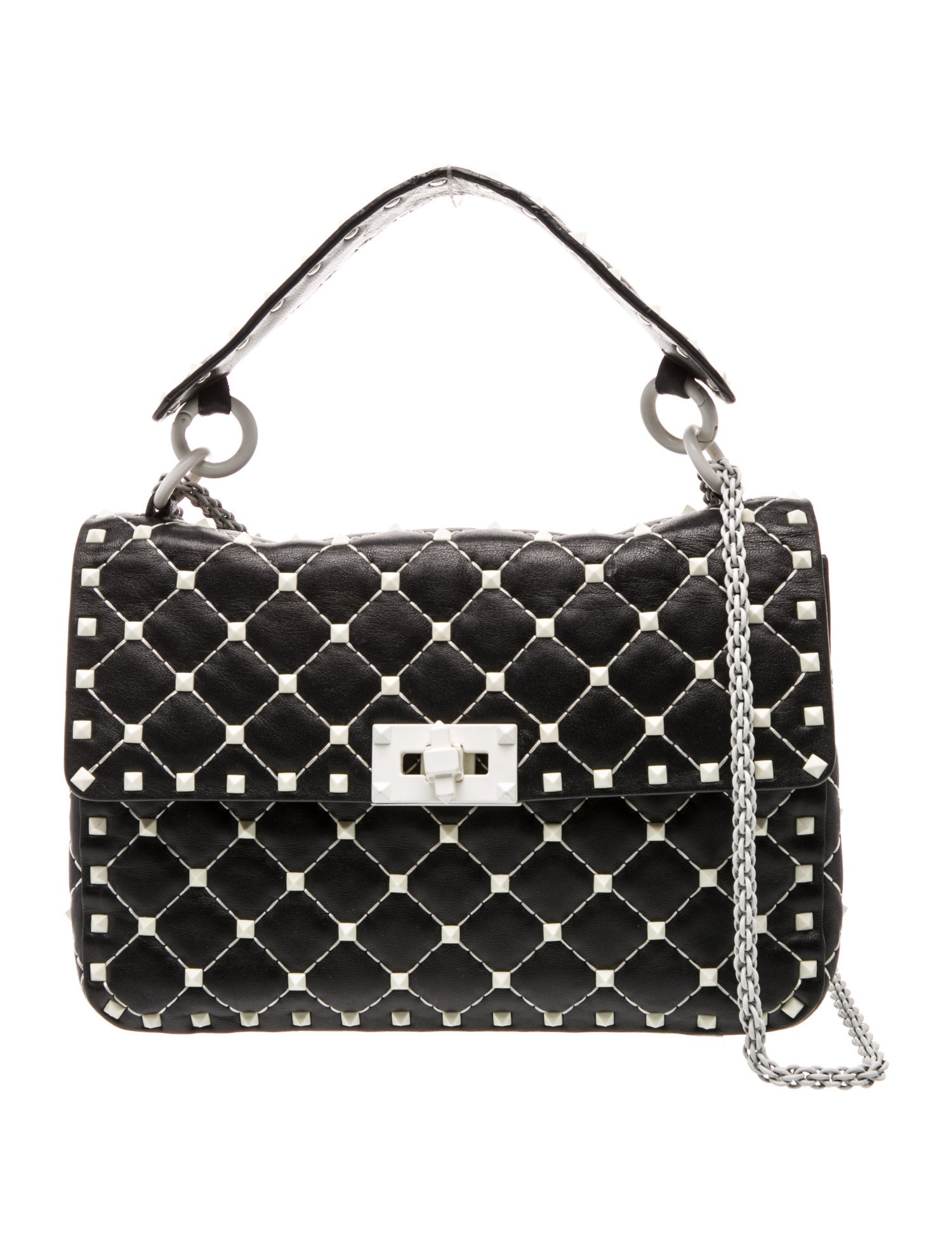 Valentino Rockstud Spike Top Handle Bag