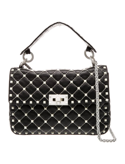 Valentino Rockstud Spike Top Handle Bag