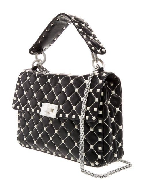 Valentino Rockstud Spike Top Handle Bag