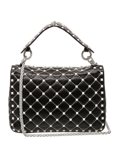 Valentino Rockstud Spike Top Handle Bag