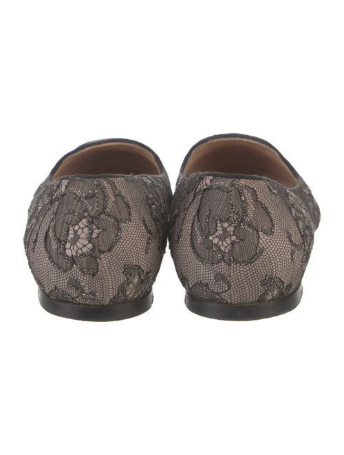 Valentino Lace Lace Pattern Ballet Flats