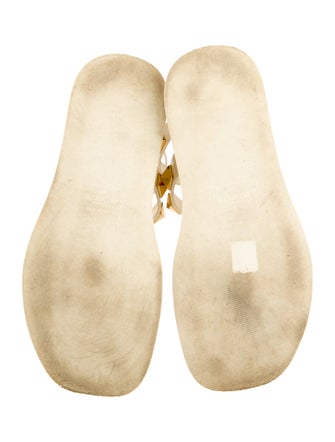 Valentino Leather Studded Accents Gladiator Sandals