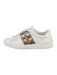 Valentino Rockstud Accents Leather Sneakers