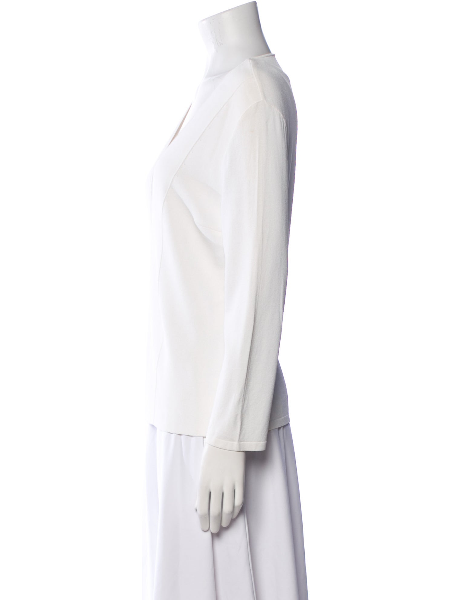 Valentino V-Neck Long Sleeve Blouse