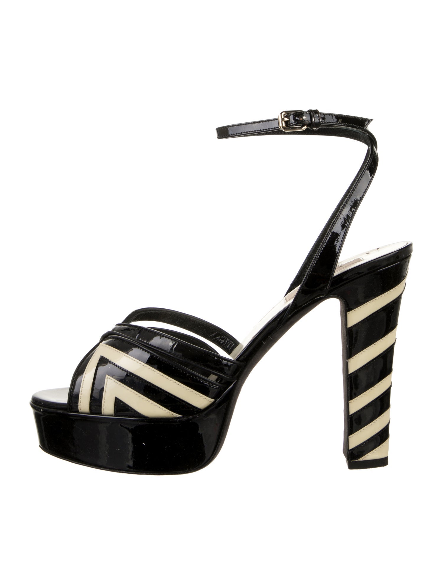Valentino Patent Leather Sandals