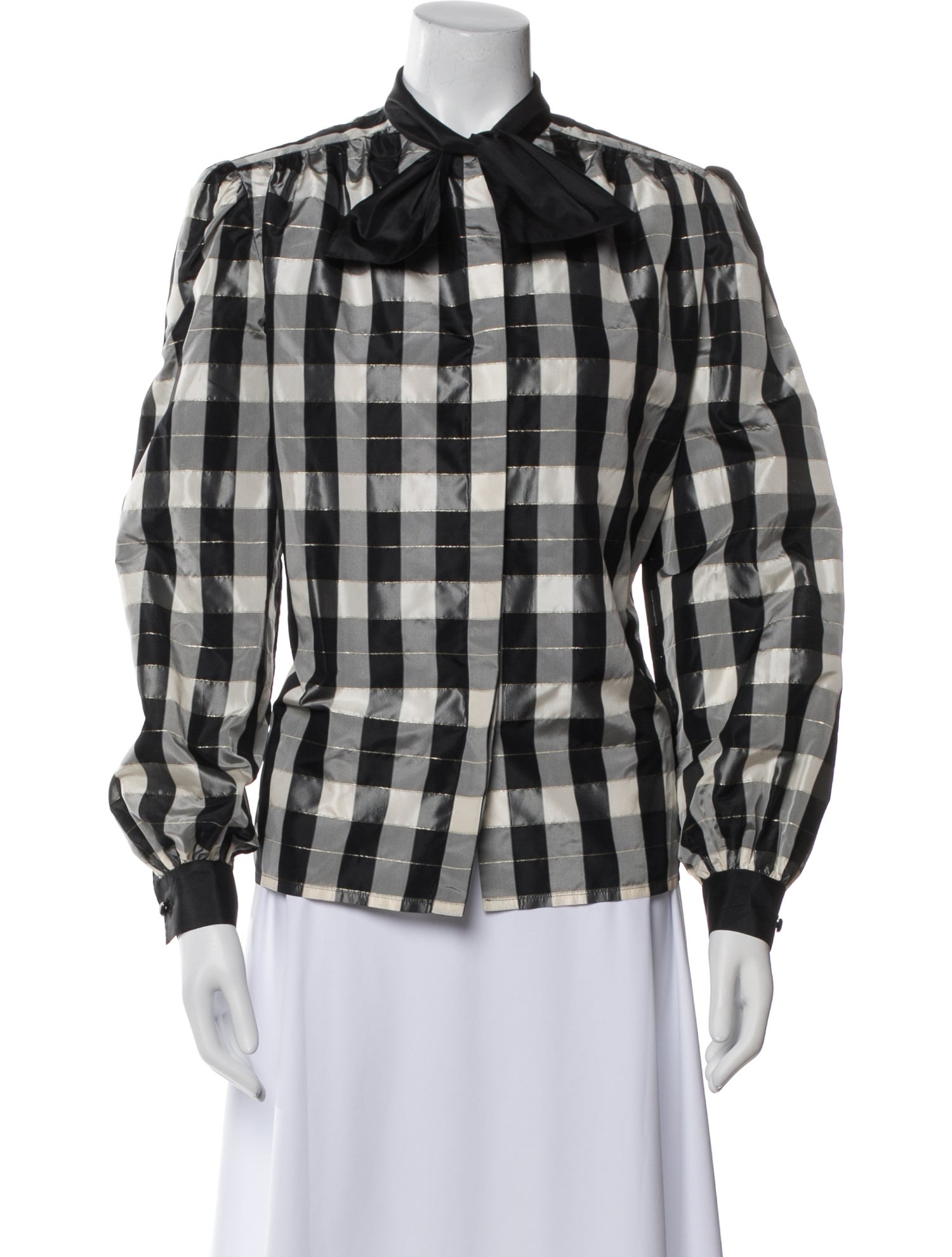 Valentino Plaid Print Jacket