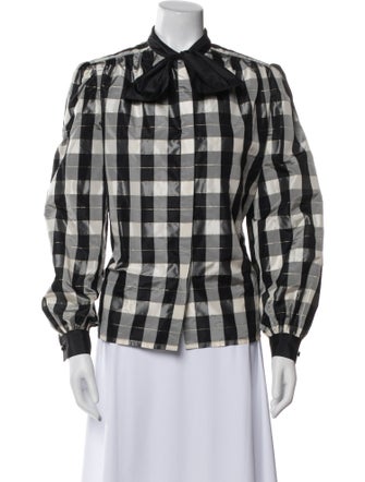 Valentino Plaid Print Jacket