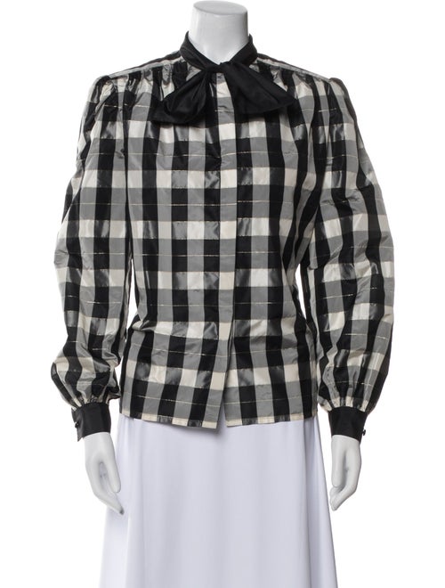 Valentino Plaid Print Jacket