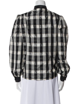 Valentino Plaid Print Jacket