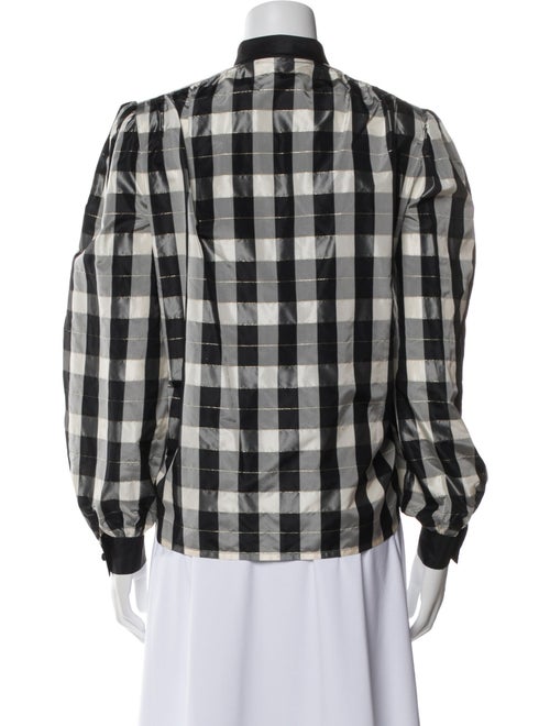 Valentino Plaid Print Jacket