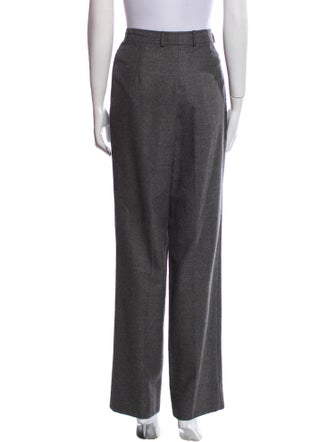 Valentino Wool Straight Leg Pants