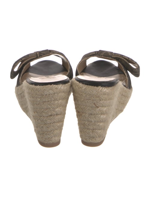 Valentino Lace Bow Accents Espadrilles