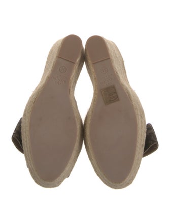 Valentino Lace Bow Accents Espadrilles