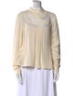 Valentino Silk Mock Neck Blouse